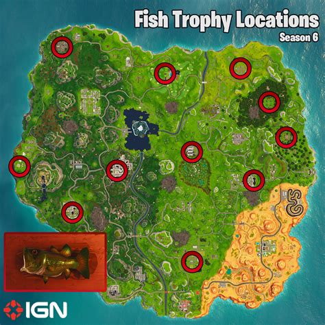 trophy fish|Locations .